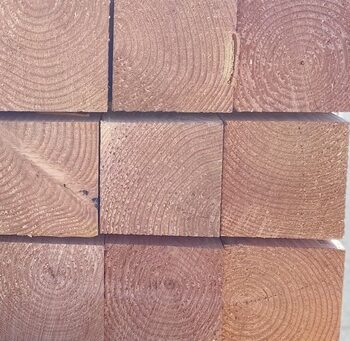 Poteau Douglas Brut 180 x 180 mm
